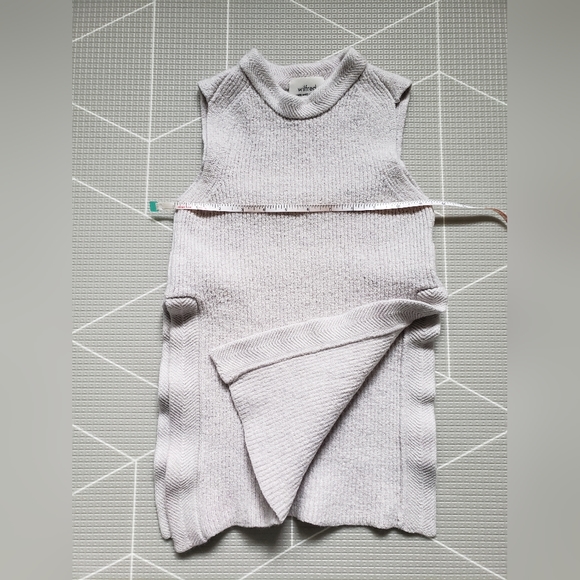 Wilfred Aritzia Palmier Sleeveless Sweater Size XS Light Grey - Picture 3 of 6
